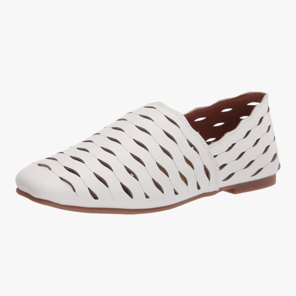 Lucky Brand Delani Ballet Flats Women's Weldon White Loafers | 5.5M - Picture 1 of 7